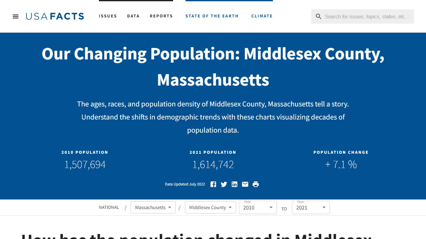 Middlesex County, MA population by year, race, & more